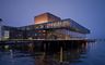 Copenhagen: The Royal Playhouse by the water in Copenhagen. 
Photographer: Jens Markus Lindhe. 
For terms of use please visit http://www.copenhagenmediacenter.com/